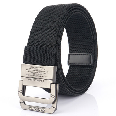 Tekstilinis vyriškas diržas su kelių spalvų užrašu