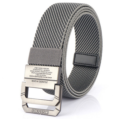 Tekstilinis vyriškas diržas su kelių spalvų užrašu