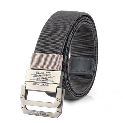 Tekstilinis vyriškas diržas su kelių spalvų užrašu