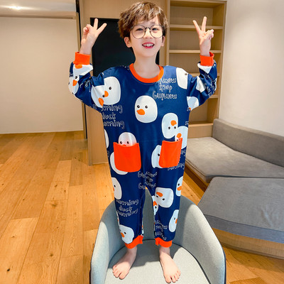 Chlapčenské pyžamo s potlačou a vreckami