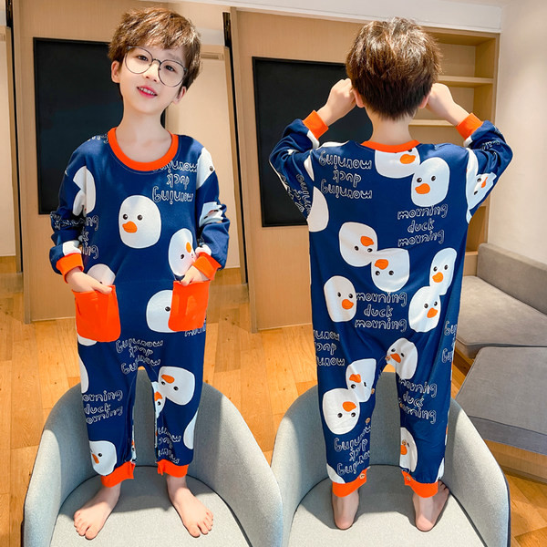 Chlapčenské pyžamo s potlačou a vreckami