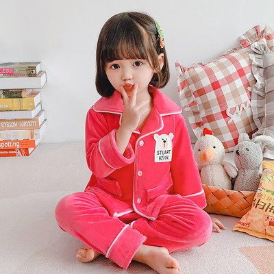 Vaikiška rudens-žiemos pižama berniukams su siuvinėjimais