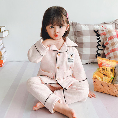 Vaikiška rudens-žiemos pižama berniukams su siuvinėjimais