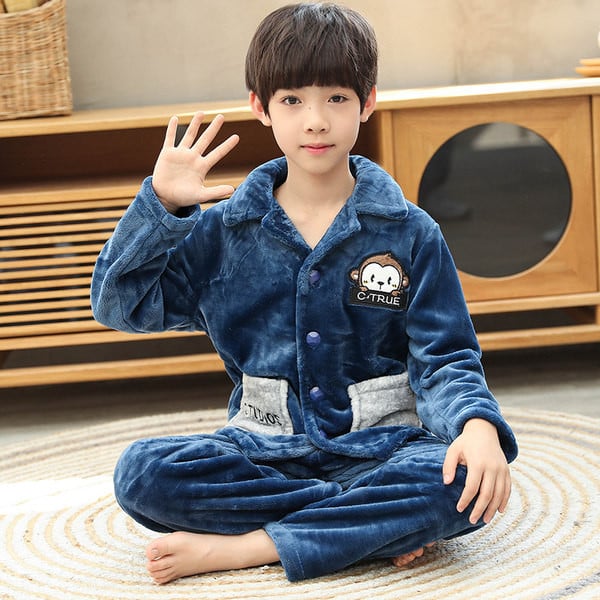 Dvojdielne detské pyžamo pre chlapcov - plyšový model