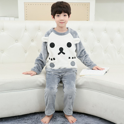 Detské dvojdielne plyšové pyžamo pre chlapcov