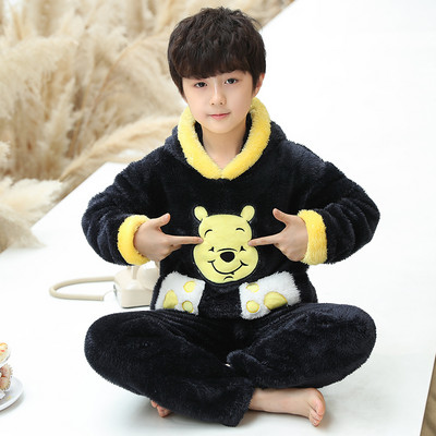 Detské dvojdielne plyšové pyžamo pre chlapcov