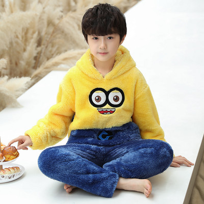 Detské dvojdielne plyšové pyžamo pre chlapcov