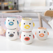 Roztomilý oddeľovač bielkovín, roztomilé kura, keramický oddeľovač bielkovín z vaječného žĺtka, filter na vajcia, kuchynské náradie, príslušenstvo na pečenie, držiak na vajcia