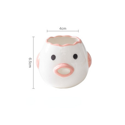 Roztomilý oddeľovač bielkovín, roztomilé kura, keramický oddeľovač bielkovín z vaječného žĺtka, filter na vajcia, kuchynské náradie, príslušenstvo na pečenie, držiak na vajcia