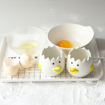 Εργαλεία κουζίνας Διαχωριστής λευκού αυγού Κεραμικά στηρίγματα κρόκων Οικιακά προμήθειες ψησίματος Διαχωριστής αυγών Gadget κουζίνας Μαγειρική