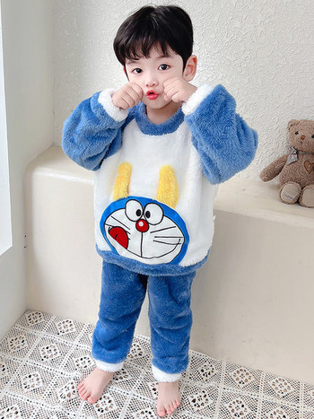 Παιδικές πουπουλένιες πιτζάμες με κέντημα - κατάλληλες για αγόρια και κορίτσια
