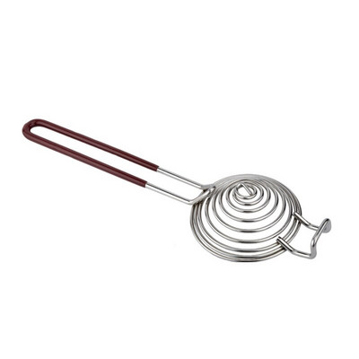 Разделител за яйчен белтък от неръждаема стомана Спирален разделител за премахване на яйчен жълтък с дръжка за домашно кухненско готвене Готвене в пекарна