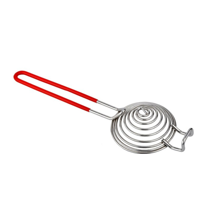 Разделител за яйчен белтък от неръждаема стомана Спирален разделител за премахване на яйчен жълтък с дръжка за домашно кухненско готвене Готвене в пекарна