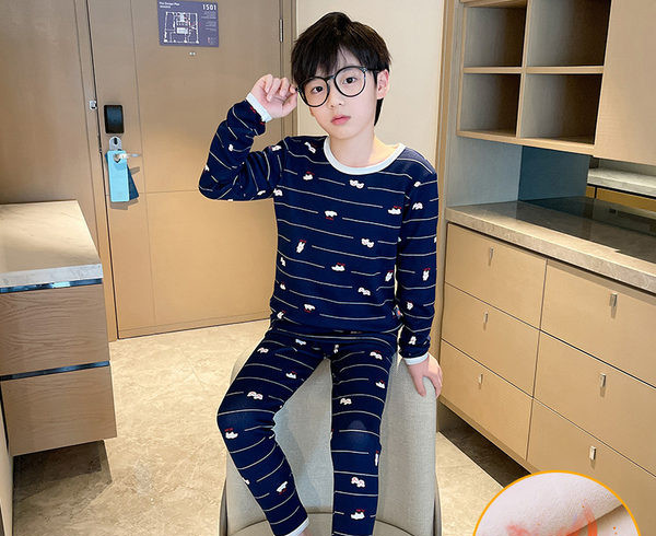 Πιτζάμες με επένδυση απλικέ για αγόρια