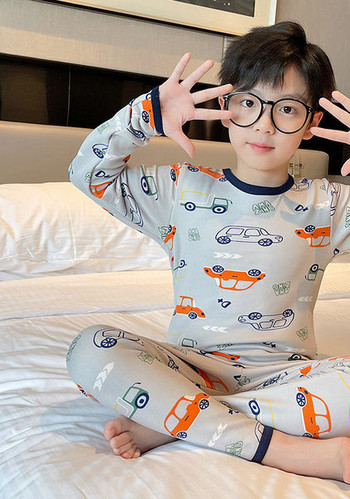 Нов модел детска пижама за момчета от две части