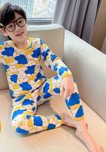 Нов модел детска пижама за момчета от две части