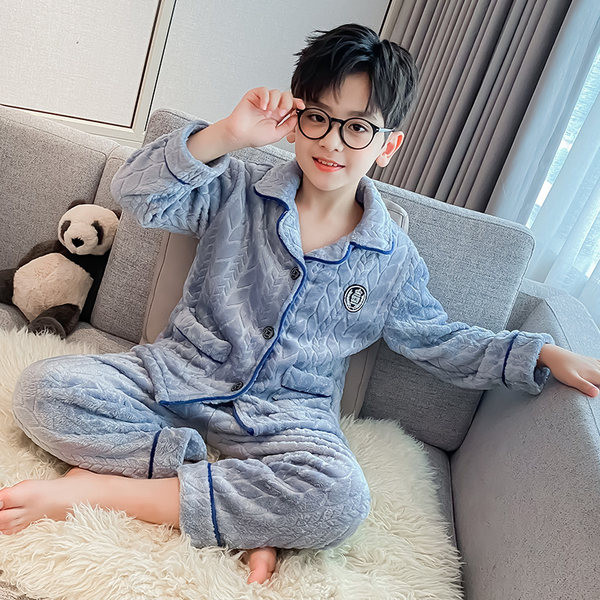 Dvojdielne zimné detské pyžamo pre chlapcov