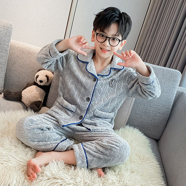 Dvojdielne zimné detské pyžamo pre chlapcov