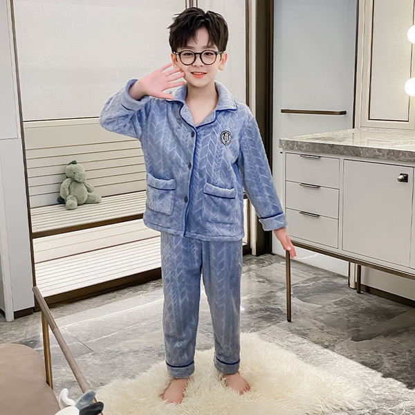 Dvojdielne zimné detské pyžamo pre chlapcov