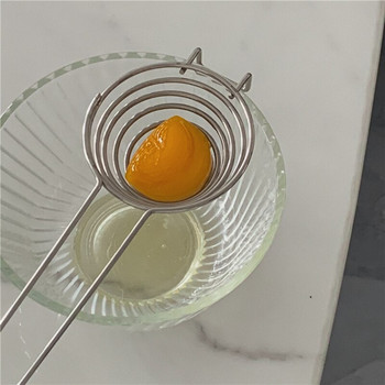 Ins Vortex Сепаратор за белтък и жълтък от неръждаема стомана Период на печене Филтър за разделяне на течност за яйца Кухненски аксесоари