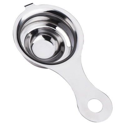 Сепаратор за яйчен жълтък от неръждаема стомана Професионален филтър за яйца Творчески инструмент за печене Практични кухненски джаджи за домашна кухня