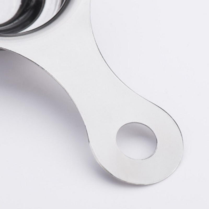 Сепаратор за яйчен жълтък от неръждаема стомана Професионален филтър за яйца Творчески инструмент за печене Практични кухненски джаджи за домашна кухня