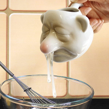 Κεραμικά Creative κουζινικά σκεύη Snot Dwarf Egg Separator Κεραμική Μεγάλη μύτη Ασπράδι Αβγού Κρόκος Φίλτρο Αξεσουάρ κουζίνας