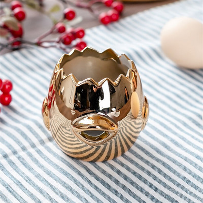 Керамичен разделител за яйчен белтък Creative Cartoon Сладък мини филтър за яйчен жълтък Северни разделители за яйца Домакински кухненски инструменти #50