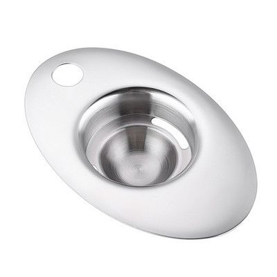 Сепаратор за яйца от неръждаема стомана 304 Битов филтър за яйчен белтък и жълтък Подложка Кухненски инструмент за яйца Издръжливост Сепаратор за яйца 2021