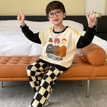 Детска пижама за момчета -от две части 