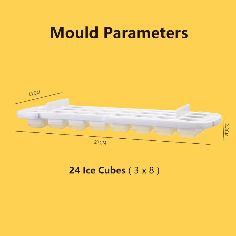Silikónový lis na výrobu kociek ľadu, forma na výrobu ľadu, kreatívna úložná skrinka, veko, bar, kuchynská štvorcová sada kubických nádob