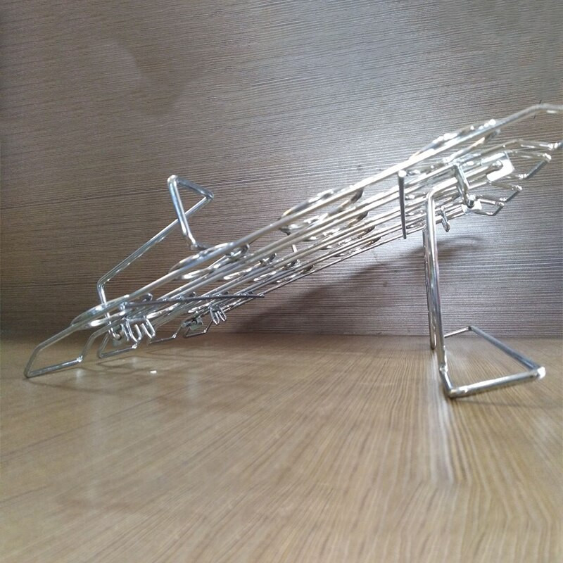 Nerūdijančio plieno ledų kūgio stovo stovas pasidaryk pats ledų kūgio laikikliai kepimo pyrago kūgio aušinimo padėklo stovo laikiklis