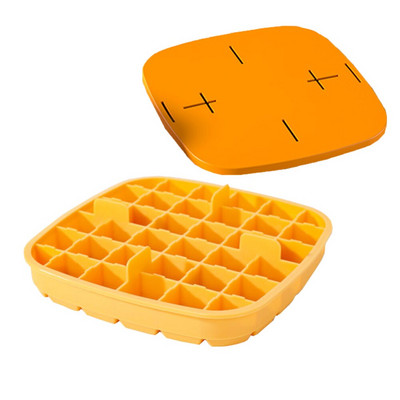 Tácka na ľadové kocky 36 mriežok, silikónová forma na výrobu zmrzliny, skladovacia nádoba na ľad, mriežka na ľad, forma na výrobu ľadu