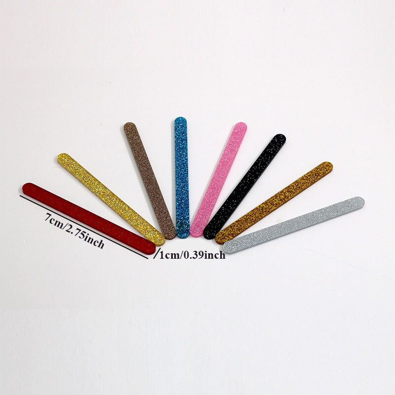50 ks trblietavých akrylových tyčiniek na zmrzlinu, jednofarebných flitrov, tyčiniek na zmrzlinu, remeslá na zmrzlinu, DIY tyčinka na ľadovú kocku, ručne vyrobený nástroj na pečenie