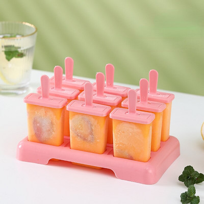 Plastová forma na zmrzlinu, siamská zmrzlina s viečkom, domáci riad, roztomilé kuchynské náradie, príslušenstvo na pečenie, výrobník ľadu pre domácnosť