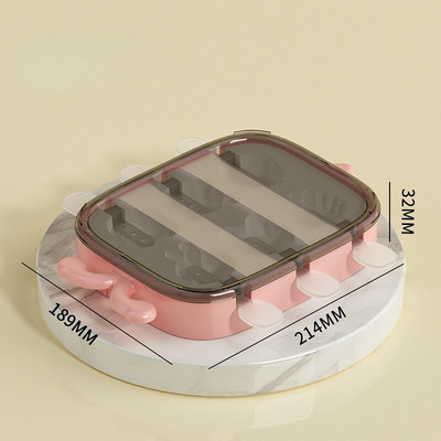 Kreslená zmrzlinová forma na potravinársku triedu, domáca zmrzlina nanuk, silikónová forma na zmrzlinu, DIY tyčinka na ľad