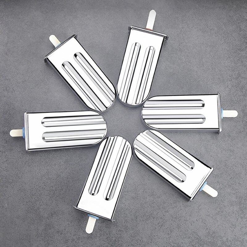 Stojan na formy na zmrzlinu z nehrdzavejúcej ocele 304, držiak na tyčinky na zmrzlinu pre domácich majstrov, kuchynské potreby na výrobu zmrzliny