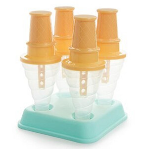 Pekebo 4 ks PP DIY forma na zmrzlinu Roztomilé kuchynské nástroje Formy na nanuky Mrazený výrobník ľadu Kawaii forma Zásobník kuchynských foriem