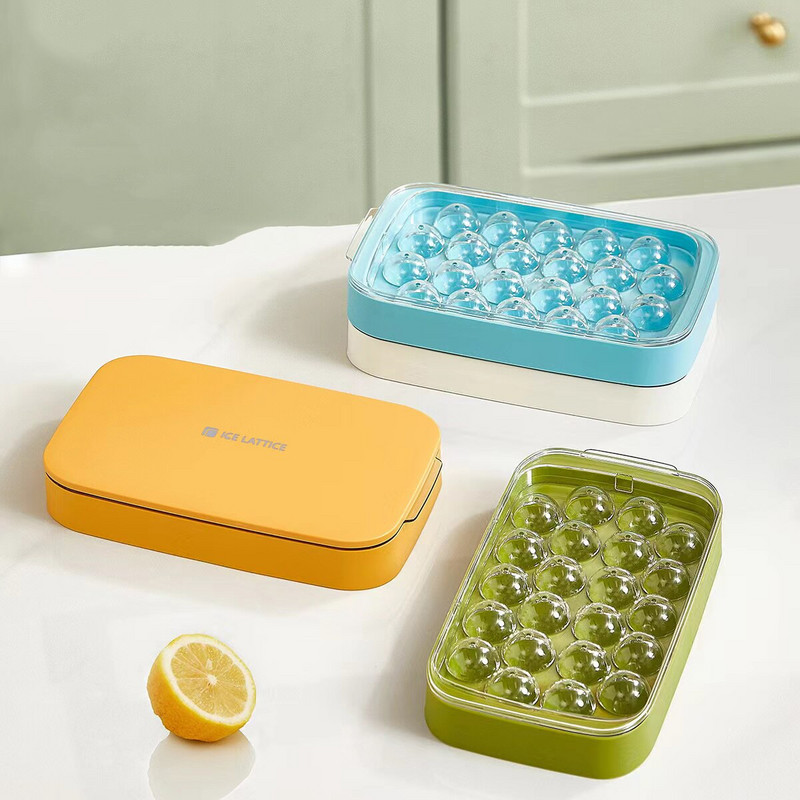 Forma na ľad v tvare gule, skladovanie ľadu, guľová forma na ľad, forma na kocky ľadu, domáca veľkokapacitná nádoba na výrobu ľadu, skladovacia krabica na ľad