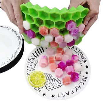 Creative Honeycomb Ice Maker Силиконова форма за лед Honeycomb Ice Cube Tray Magnum силиконова форма Molding Whiskey Cocktail Ice Tray