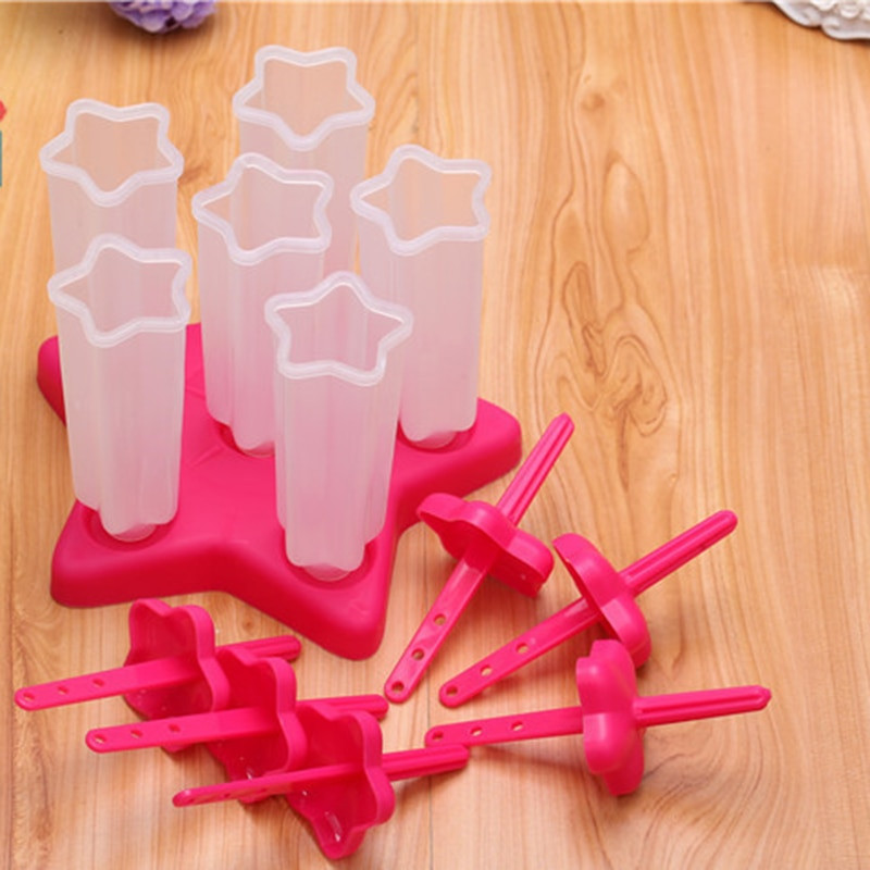 Pekebo 6 PP DIY forma na zmrzlinu nástroje na varenie formy na nanuky mrazené kocky ľadu forma na lízanky tácka kuchynské náradie