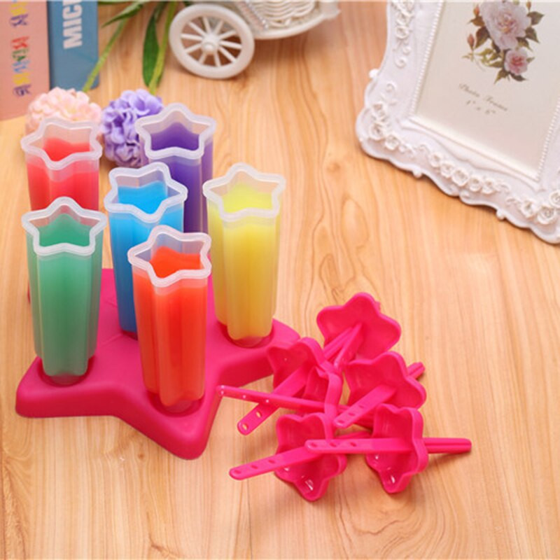 Pekebo 6 PP DIY forma na zmrzlinu nástroje na varenie formy na nanuky mrazené kocky ľadu forma na lízanky tácka kuchynské náradie
