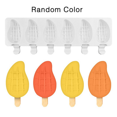 SILIKOLOVE maistinė silikoninė ledų forma „pasidaryk pats“ naminė pūslelinė Vaisių sulčių formelės, ledų batonėlis, mango, bananų, braškių forma