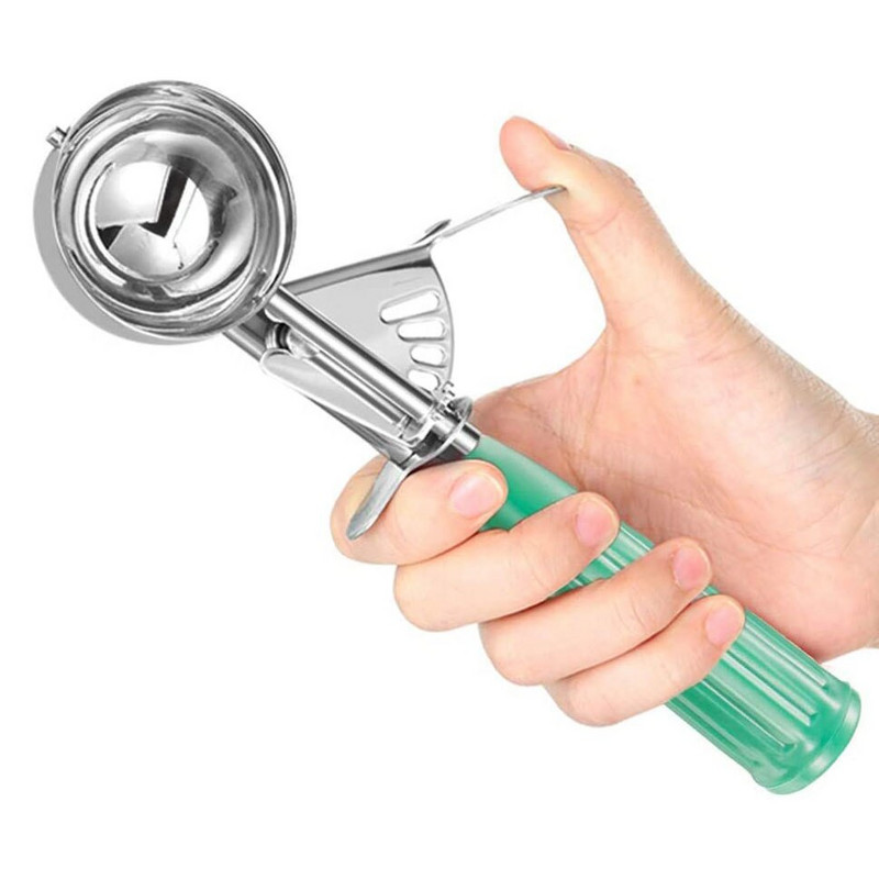 Naberačka na zmrzlinu z nehrdzavejúcej ocele, zemiaková kaša, lyžica na guľôčky, melón, ovocný dezert, kuchynské príslušenstvo, náradie