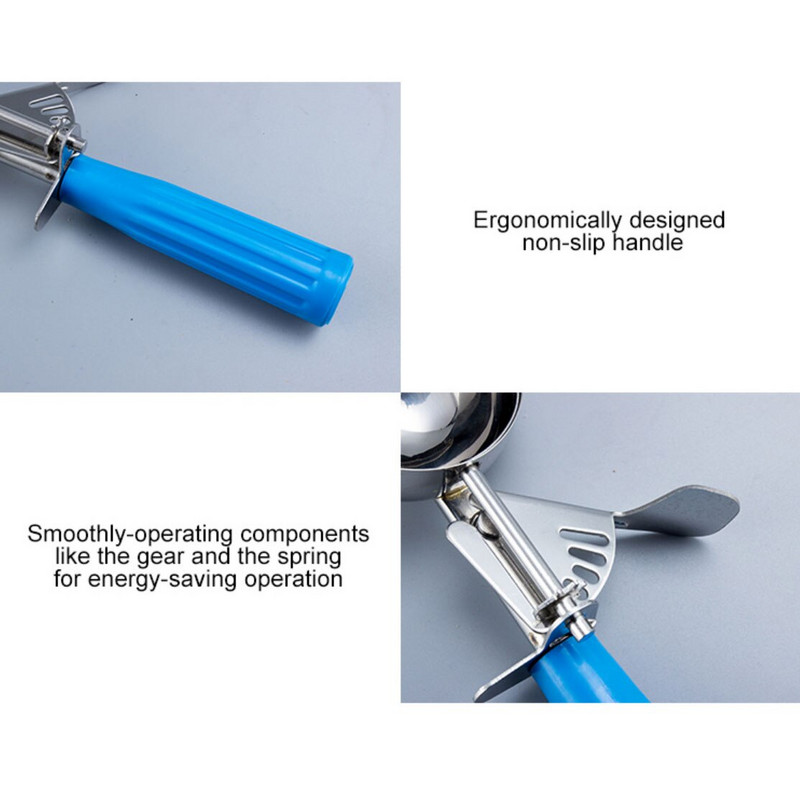 Naberačka na zmrzlinu z nehrdzavejúcej ocele, zemiaková kaša, lyžica na guľôčky, melón, ovocný dezert, kuchynské príslušenstvo, náradie