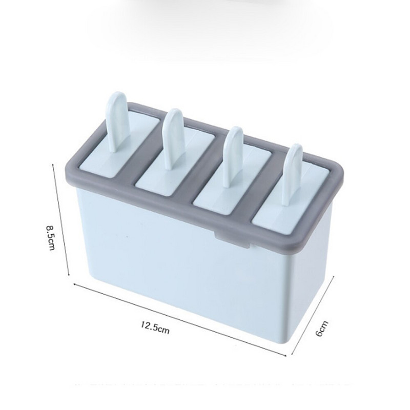 Domáce DIY kreatívne plastové formy na zmrzlinu, formy na tácky, mriežkové veko, mrazené formy