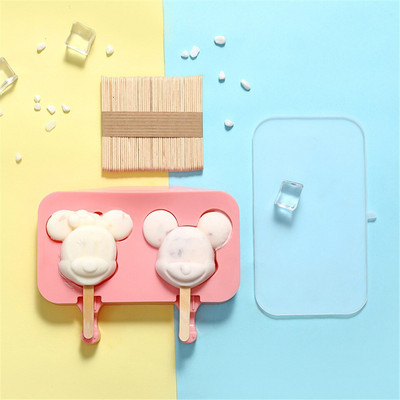 10 štýlov silikónovej formy na zmrzlinu, formy na nanuky, držiak na výrobník zmrzliny, forma na mrazený ľad s vekom na nanukové paličky, kuchynské náradie