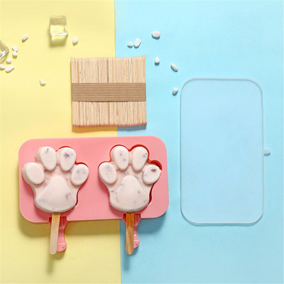 10 štýlov silikónovej formy na zmrzlinu, formy na nanuky, držiak na výrobník zmrzliny, forma na mrazený ľad s vekom na nanukové paličky, kuchynské náradie