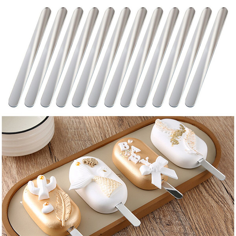 50/100 ks zmrzlinových tyčiniek, akrylových, nanukov, opakovane použiteľných, DIY remeselných výrobkov pre rodičov a deti, lízanky, nástroje, príslušenstvo pre lízanky