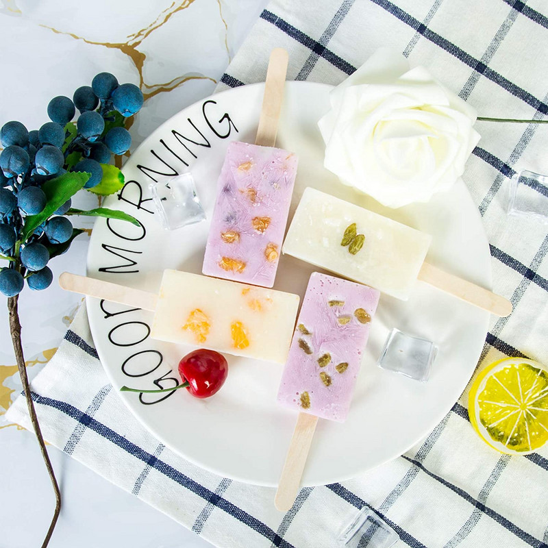 8-dutinová silikónová forma na zmrzlinu, malá štvorcová, DIY domáce formy na nanuky, dezertné formy na zmrzlinu, opakovane použiteľné nástroje